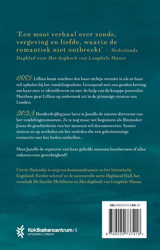 Achterkant van Het vondelingenhuis van Londen