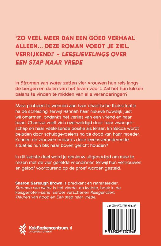 Achterkant van Stromen van water