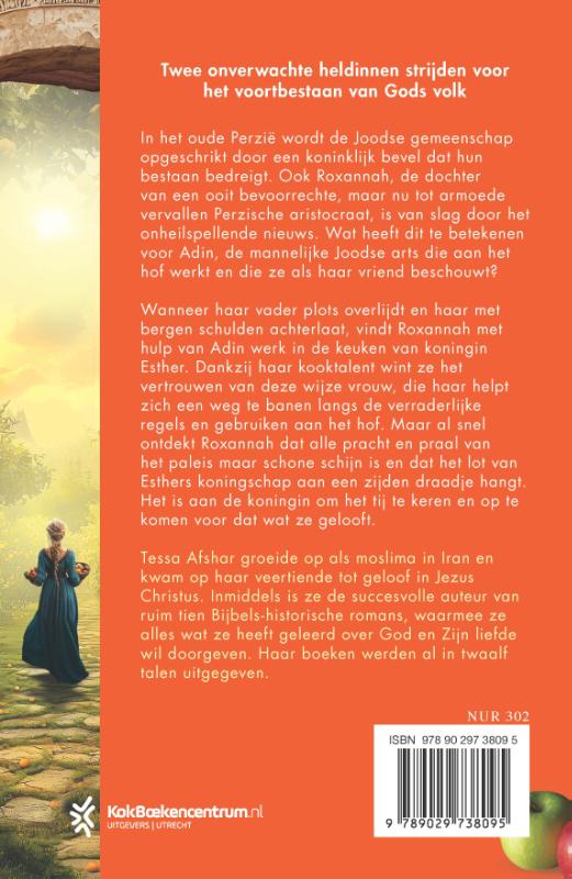 Achterkant van In de keuken van de koningin
