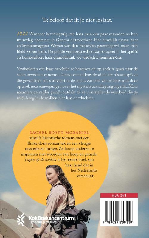 Achterkant van Lopen op de wolken