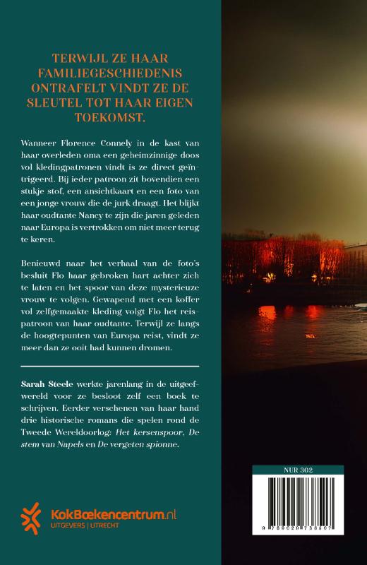 Achterkant van De verdwenen kledingmaakster