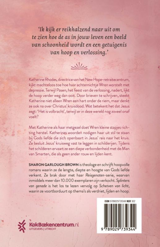 Achterkant van Splinters van genade