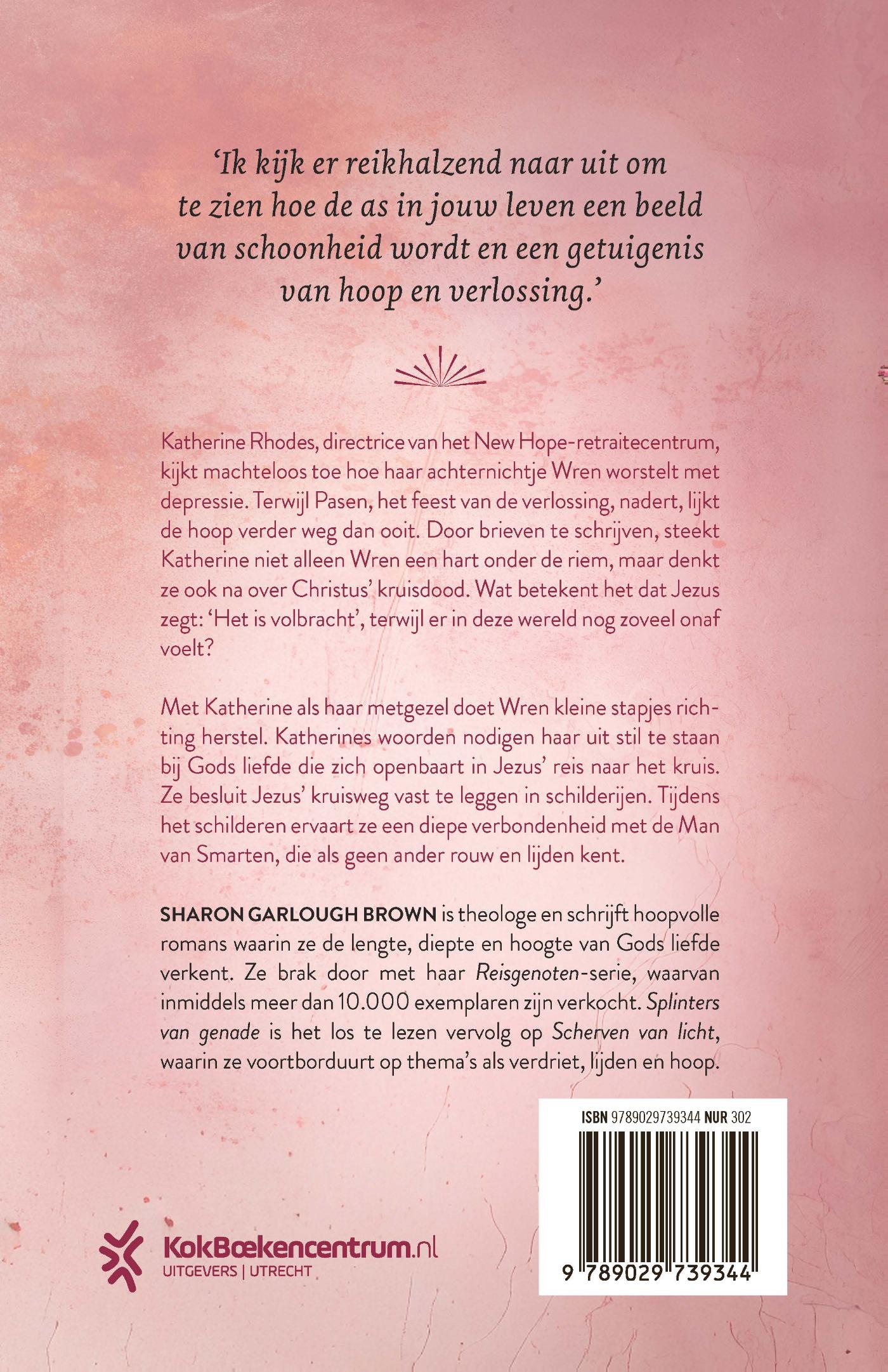 Achterkant van Splinters van genade
