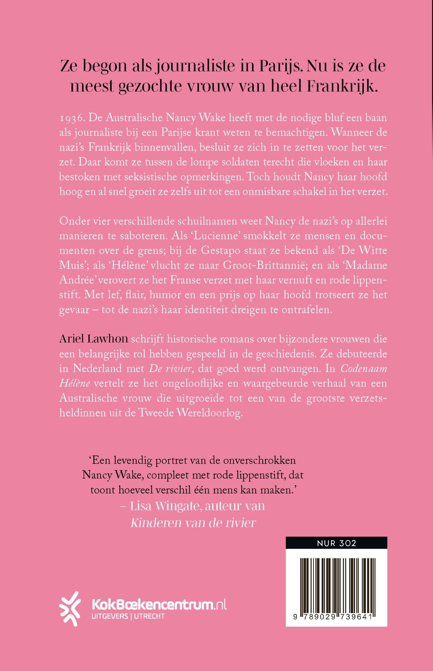 Achterkant van Codenaam Hélène
