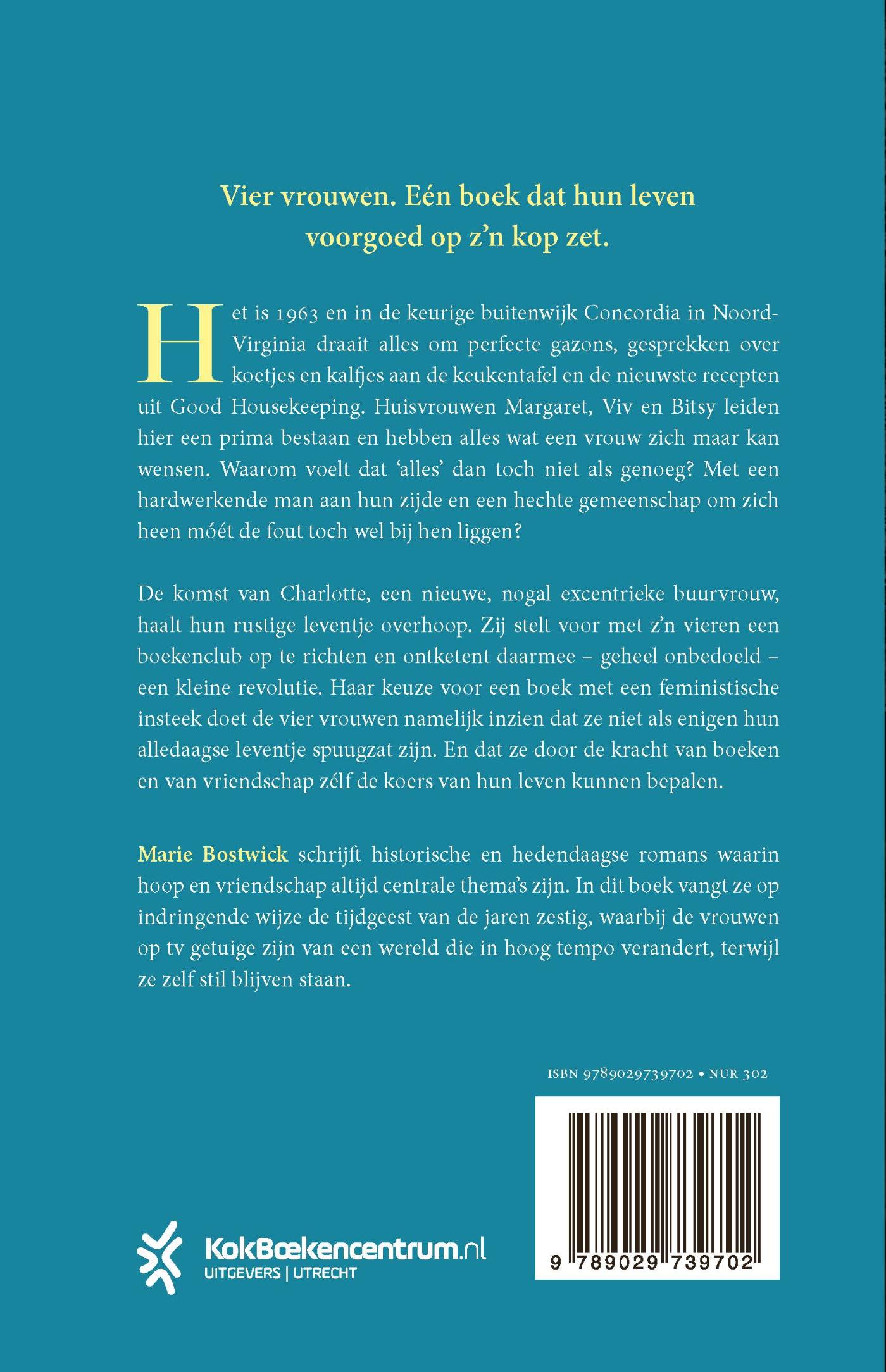 Achterkant van De boekenclub voor dwarse huisvrouwen