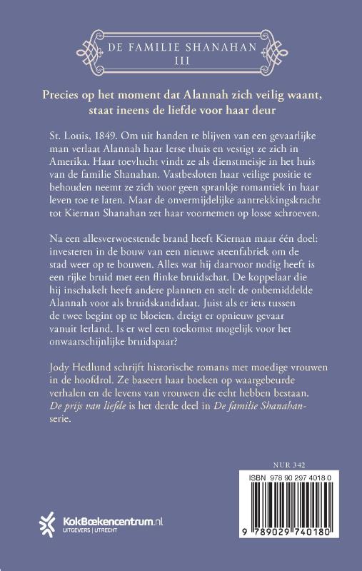 Achterkant van De prijs van liefde
