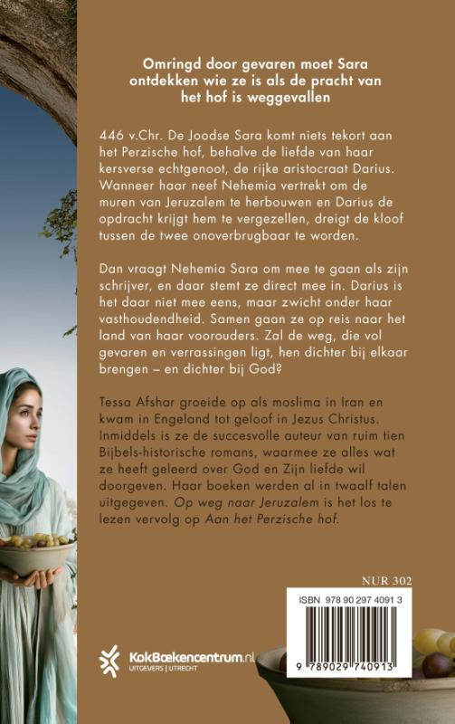 Achterkant van Op weg naar Jeruzalem
