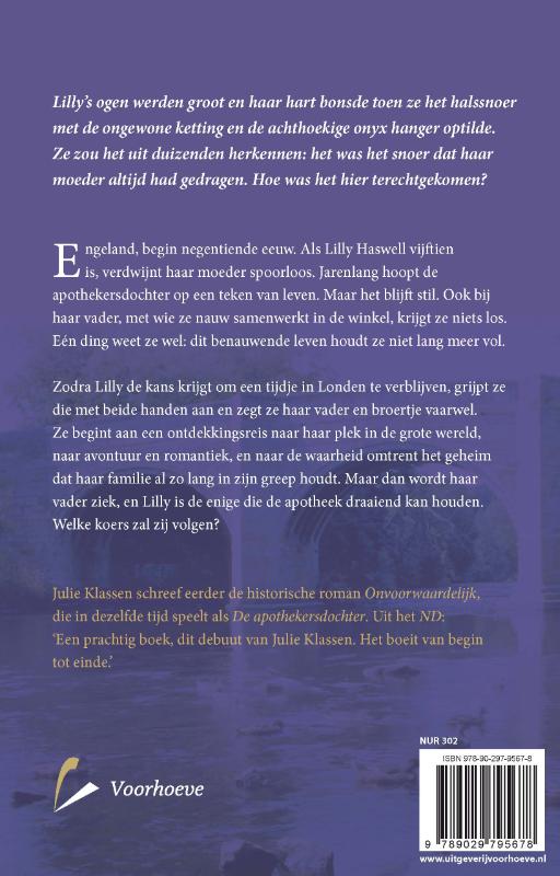 Achterkant van De apothekersdochter
