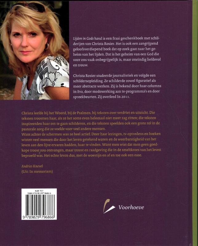 Achterkant van Lijden in Gods hand