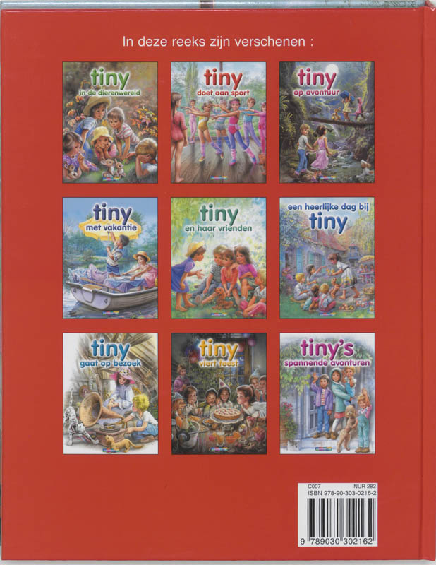 Achterkant van Tiny doet aan sport