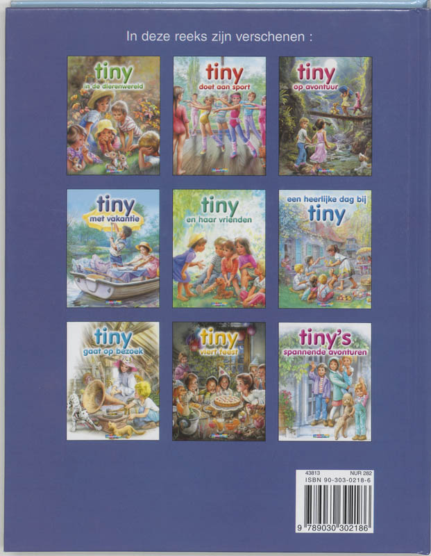 Achterkant van Tiny met vakantie