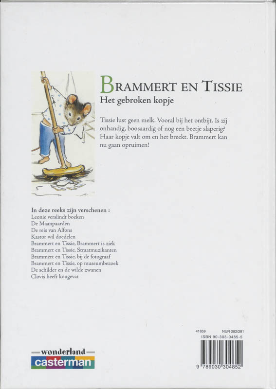 Achterkant van Het gebroken kopje