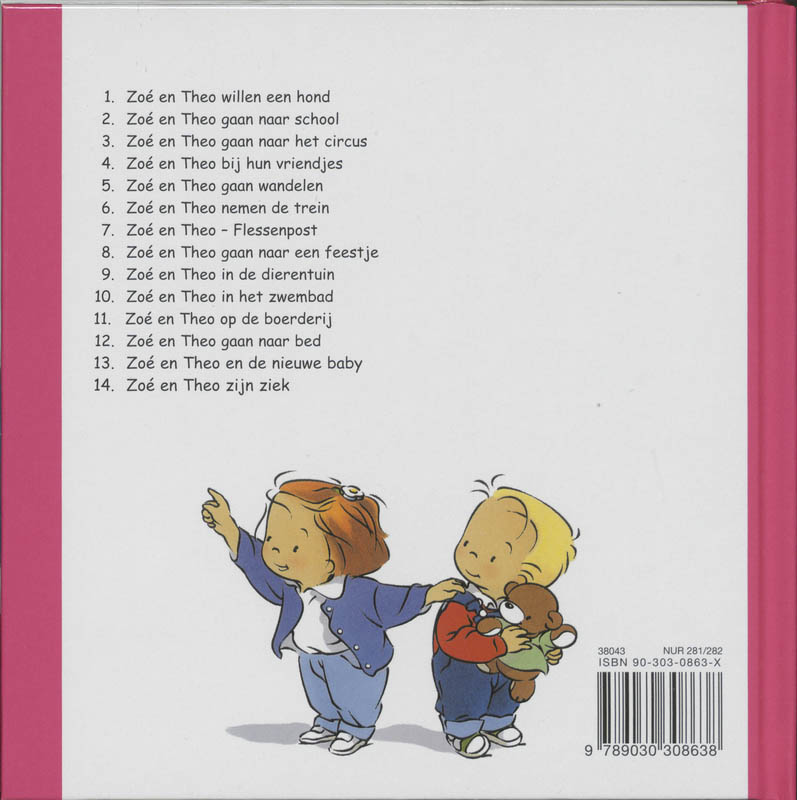 Achterkant van 14 zijn ziek