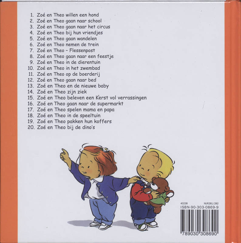 Achterkant van Bij de dino's