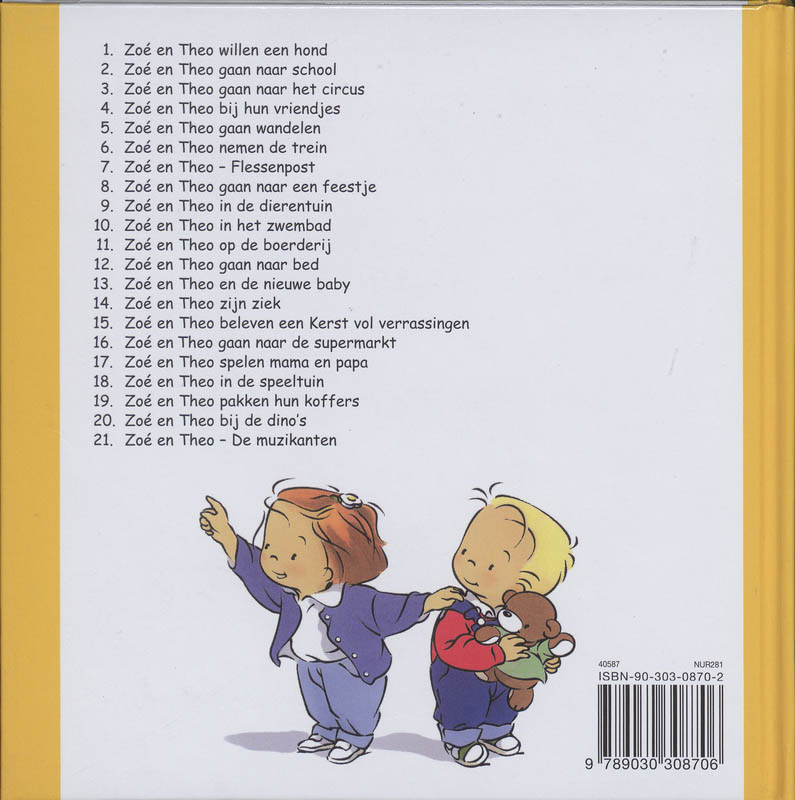Achterkant van De muzikanten