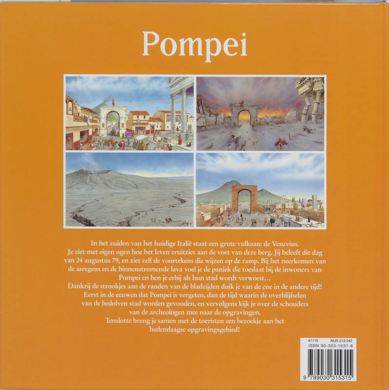 Achterkant van Pompei