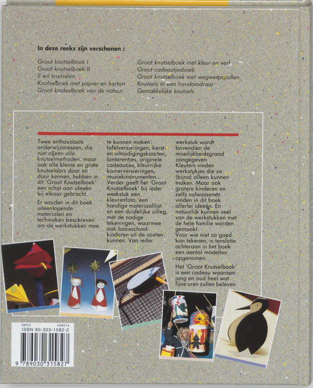 Achterkant van Groot knutselboek