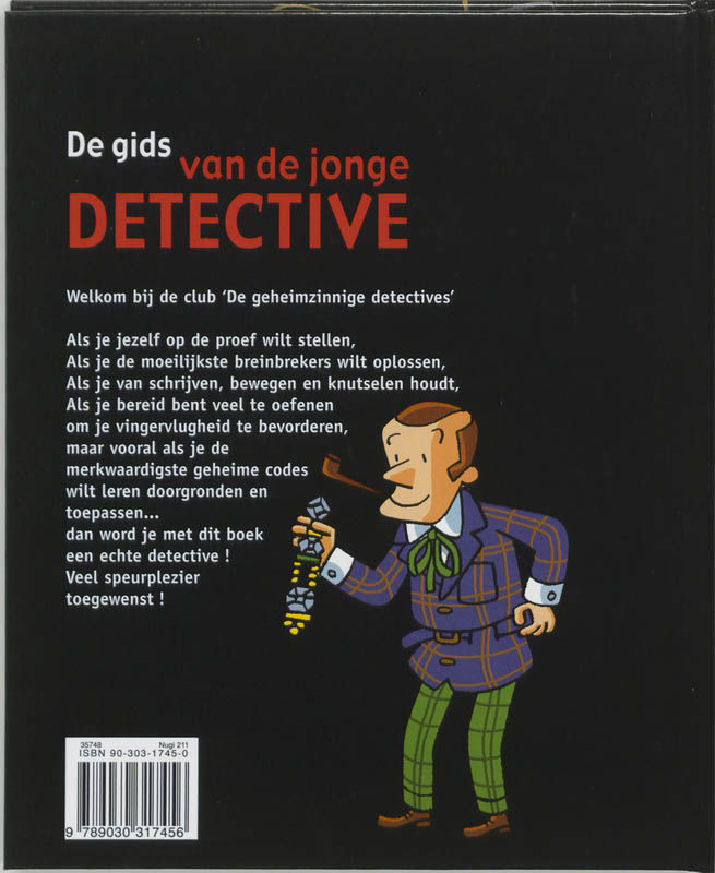 Achterkant van De gids van de jonge detective