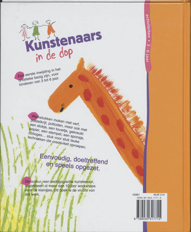 Achterkant van Kunstenaars in de dop