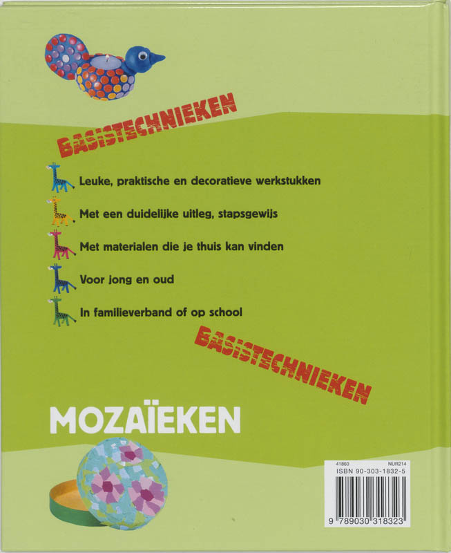 Achterkant van Mozaieken