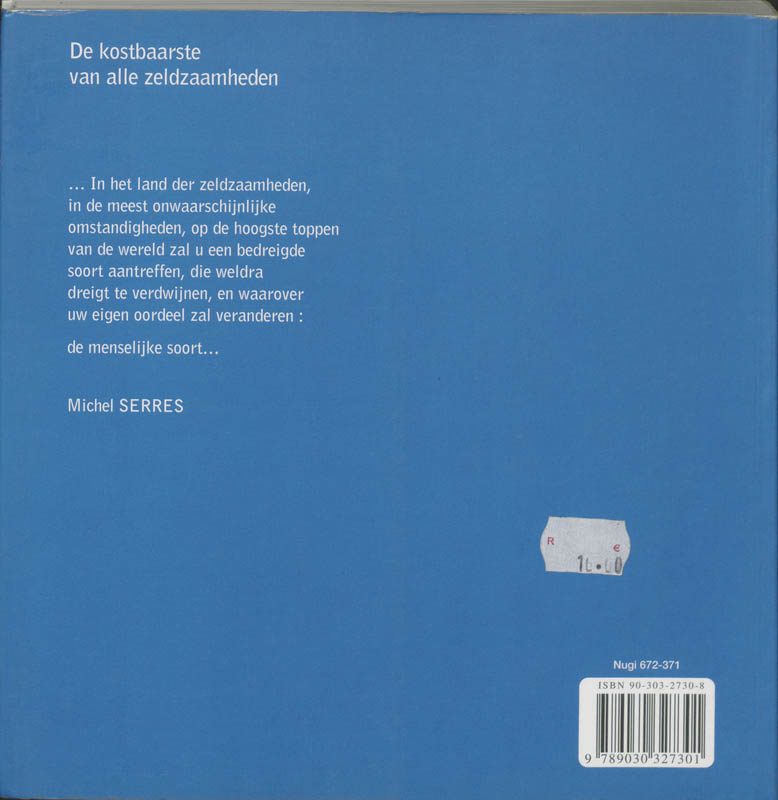 Achterkant van Naar Tibet met Kuifje