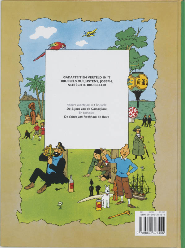 Achterkant van Het geheim van de eenhoorn