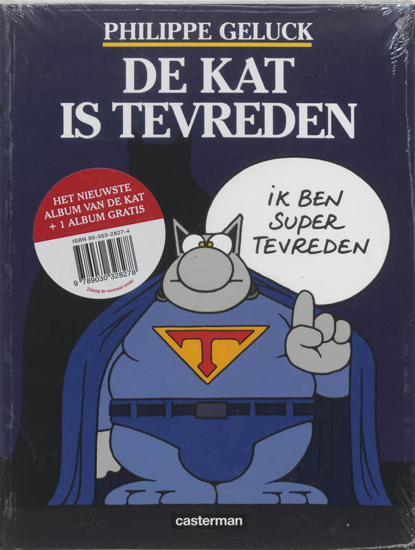 Achterkant van De kat is tevreden