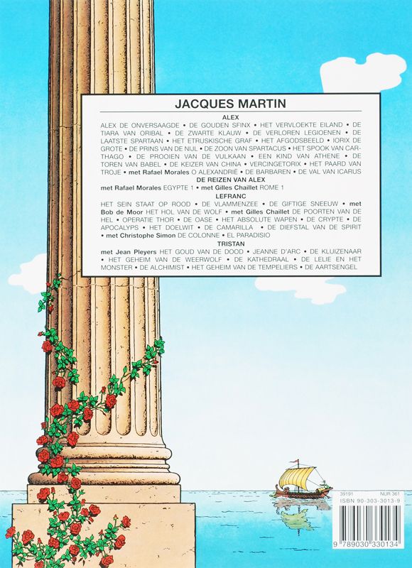 Achterkant van Het spook van Carthago