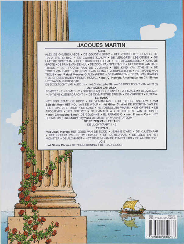 Achterkant van De val van Icarus
