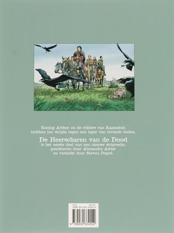 Achterkant van 1 De Heerscharen van de dood