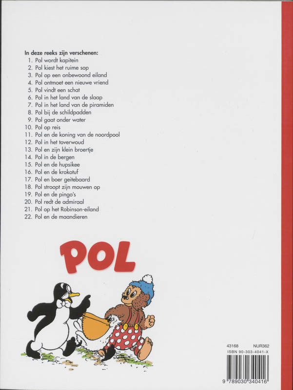 Achterkant van Pol in het land van de piramiden