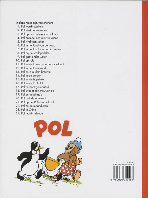 Achterkant van Pol in het toverwoud