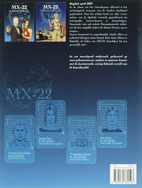 Achterkant van 2 Dossier pazuzu