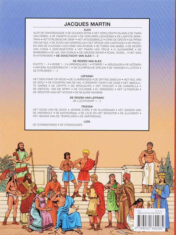 Achterkant van 2 De Etrusken