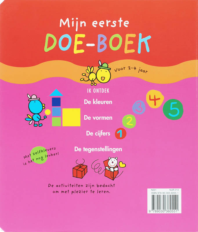 Achterkant van Mijn eerste doe-boek