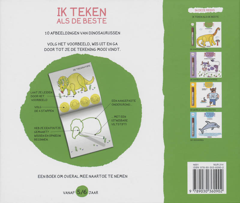 Achterkant van De dinosaurussen