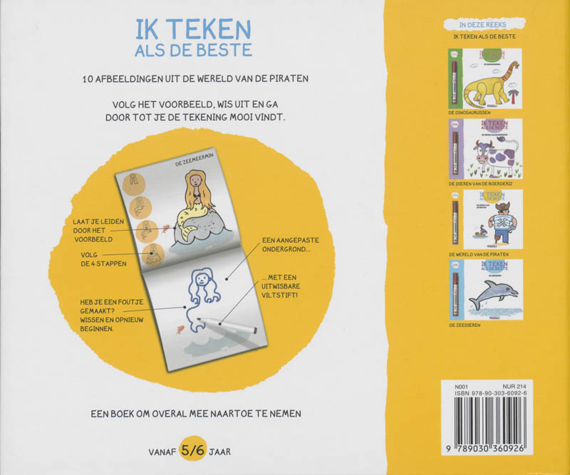 Achterkant van De wereld van de piraten