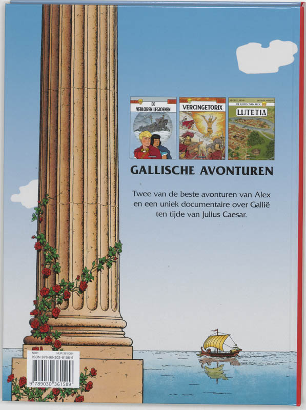 Achterkant van Gallische avonturen