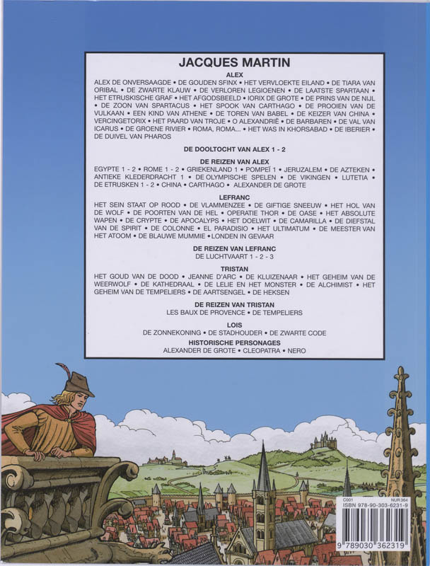 Achterkant van Carcassonne