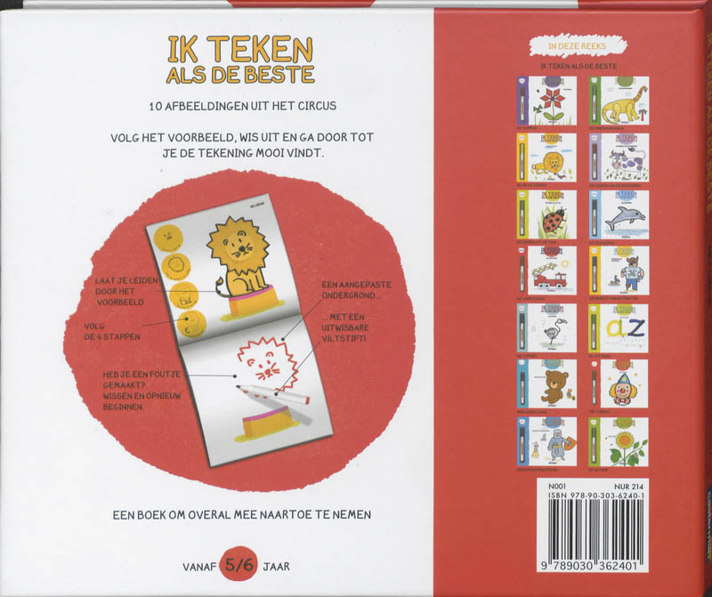 Achterkant van Het circus