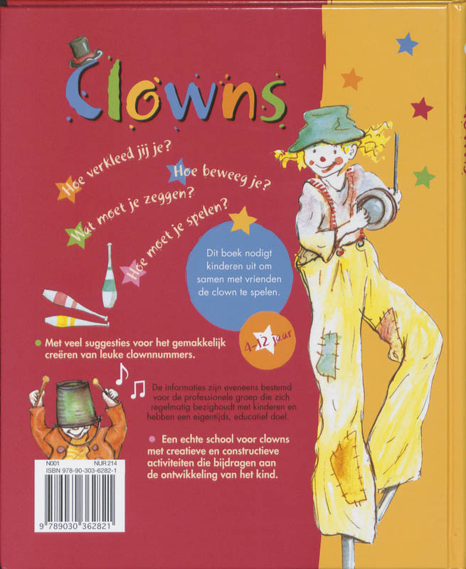 Achterkant van Clowns