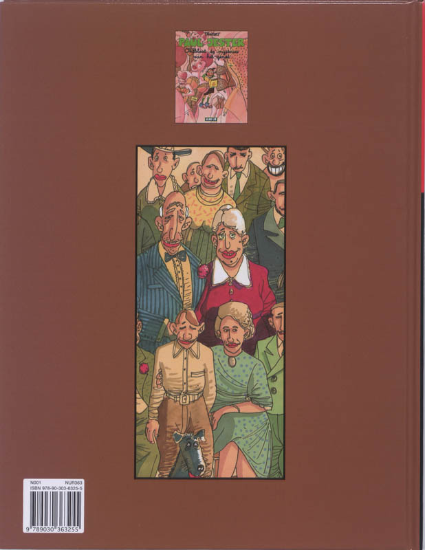 Achterkant van 2 Het familieportret