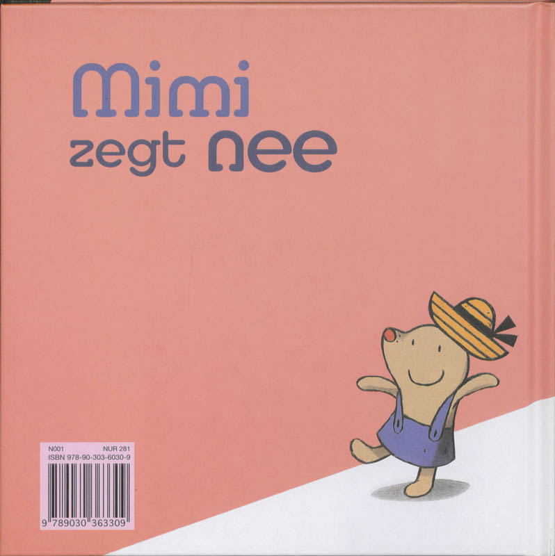 Achterkant van Mimi zegt nee