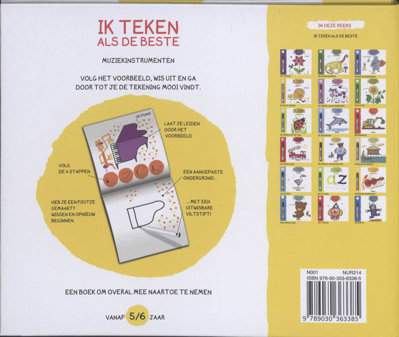 Achterkant van muziekinstrumenten