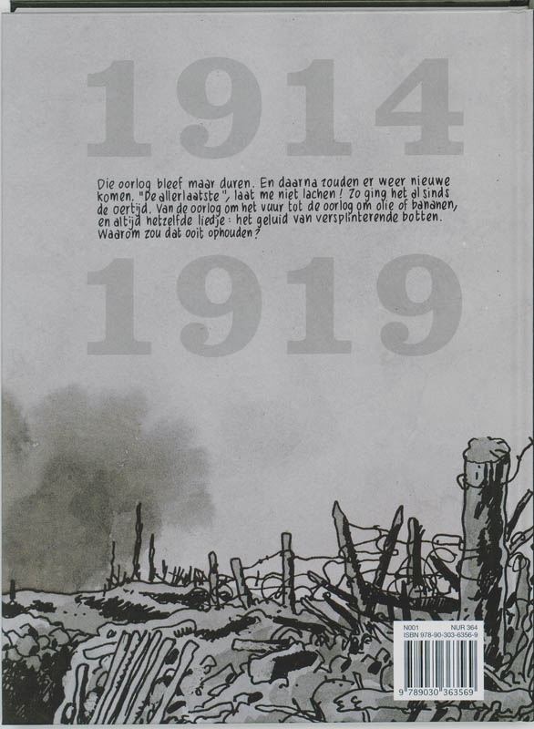 Achterkant van De grote slachting
