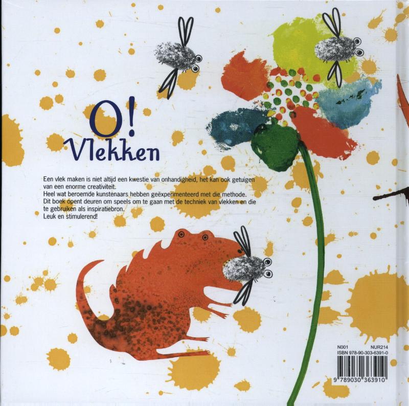 Achterkant van O! vlekken