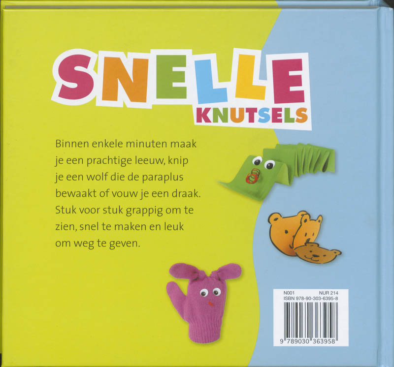 Achterkant van Snelle knutsels