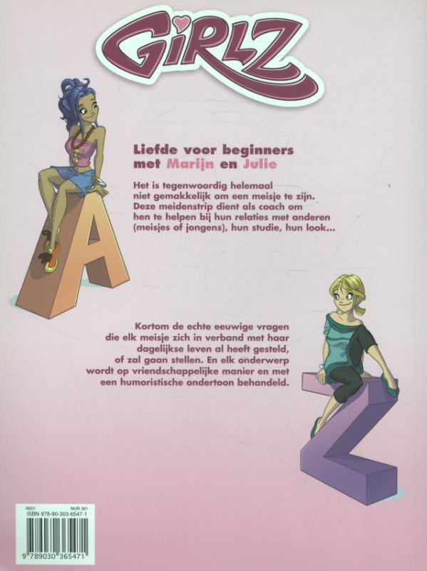 Achterkant van 1 Vlinders in je buik