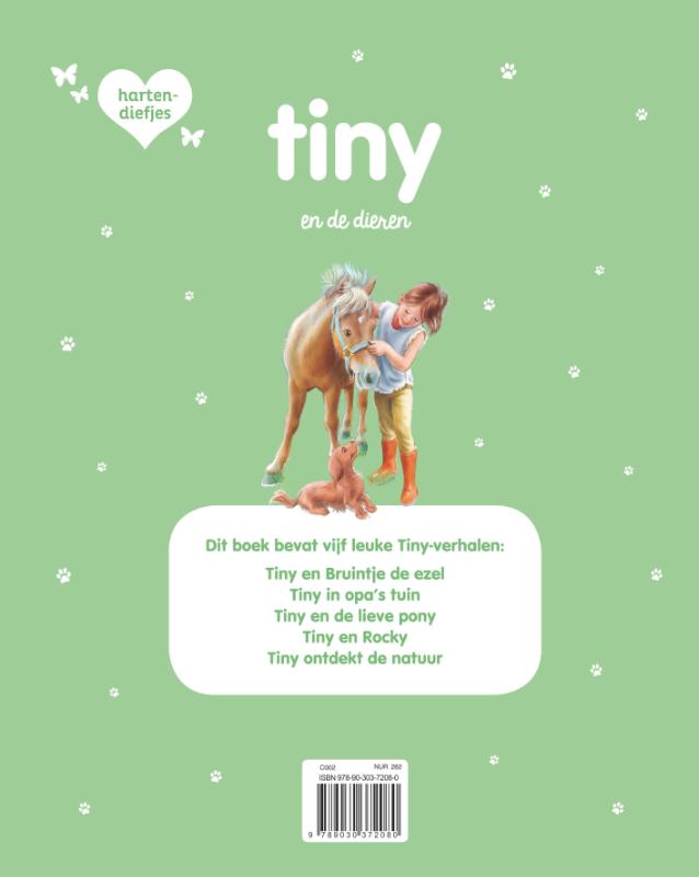 Achterkant van Tiny en de dieren