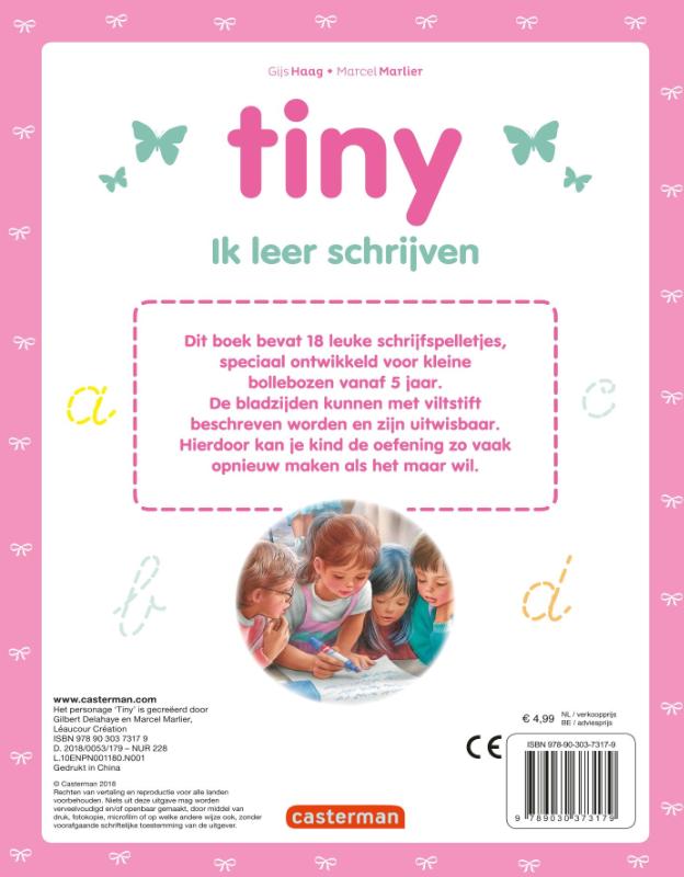 Achterkant van 5+